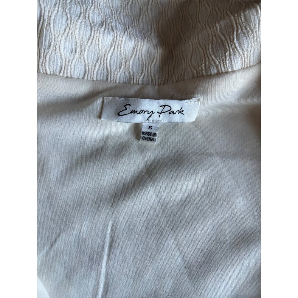 Emory Park Womens Ivory Long Sleefv Long Dress - Picture 5 of 8